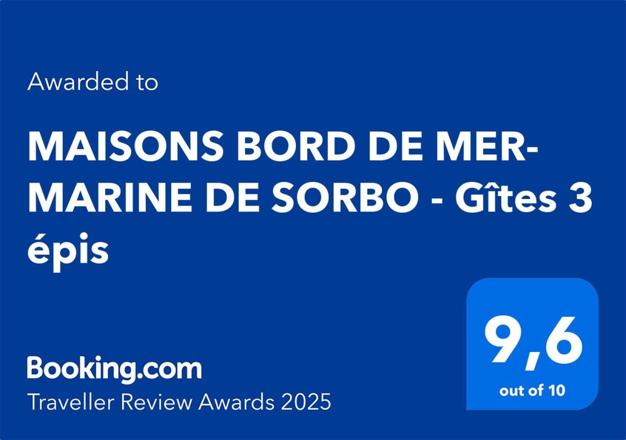 Maisons Bord De Mer- Marine De Sorbo - Gites 3 Epis Pinarellu Extérieur photo